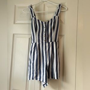 Hollister Striped Romper